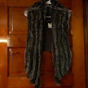 YS MM Couture by Miss Me Fur Vest